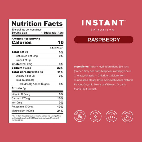 Instant Hydration Premium Electrolyte Drink Mix